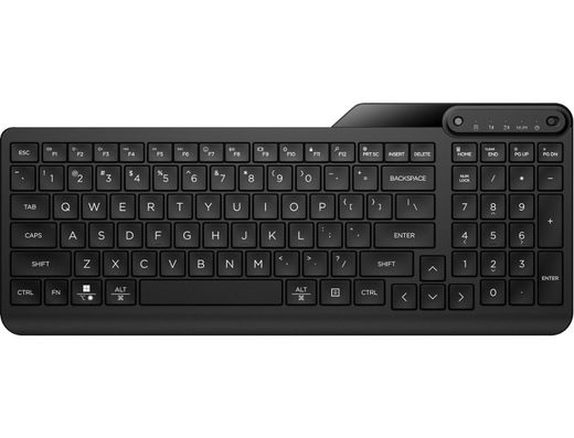 Teclado hp 475 dual inalambrico color negro