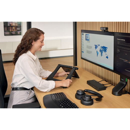 Teclado Kensington Ergo KB675 EQ TKL inalámbrico, negro
