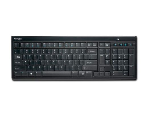 Teclado kensington fino advance fit inalambrico color negro 430x151x16,7 mm