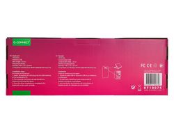 Teclado q-connect con cable 1,35 mt color negro