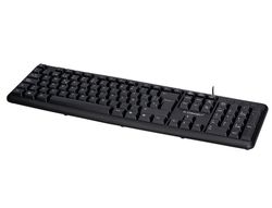 Teclado q-connect con cable 1,35 mt color negro