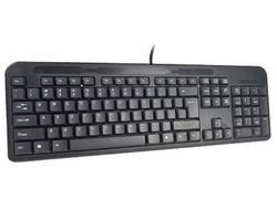 Teclado q-connect negro con cable 1,5 m compatible windows 95 / 98 / nt / me / 2000 / xp / 7 / 8 / vista