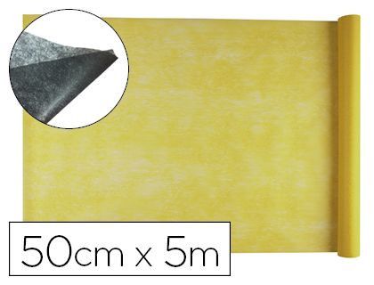 Tejido sin tejer liderpapel terileno 25 g/m2 rollo de 5 mt amarillo