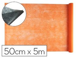 Tejido sin tejer liderpapel terileno 25 g/m2 rollo de 5 mt naranja