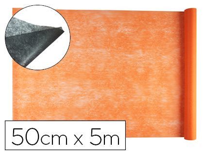 Tejido sin tejer liderpapel terileno 25 g/m2 rollo de 5 mt naranja