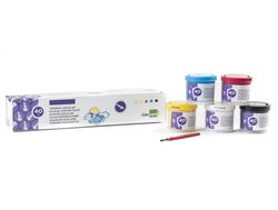 Tempera Liderpapel Escolar 40 Ml 5 Colores Surtidos + Pincel