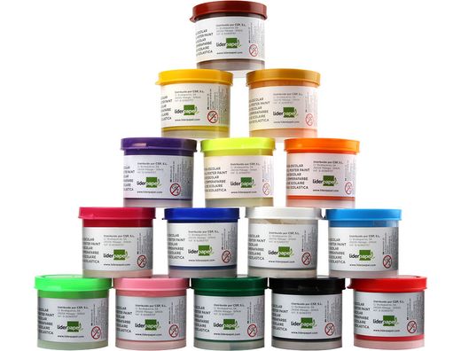 Tempera Liderpapel Escolar 40 Ml Amarillo Limon