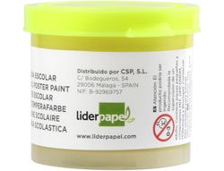 Tempera Liderpapel Escolar 40 Ml Amarillo Limon