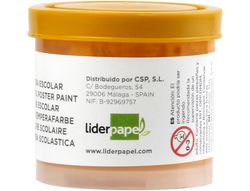 Tempera Liderpapel Escolar 40 Ml Amarillo Oro