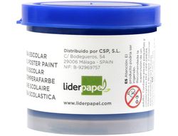 Tempera Liderpapel Escolar 40 Ml Azul Ultramar