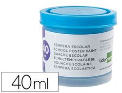Tempera Liderpapel Escolar 40 Ml Azul
