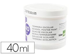 Tempera Liderpapel Escolar 40 Ml Blanco
