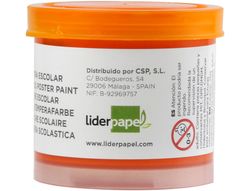Tempera Liderpapel Escolar 40 Ml Naranja