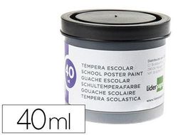 Tempera Liderpapel Escolar 40 Ml Negro