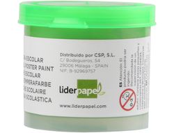 Tempera Liderpapel Escolar 40 Ml Verde Claro