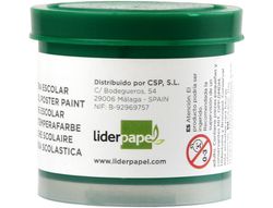 Tempera Liderpapel Escolar 40 Ml Verde
