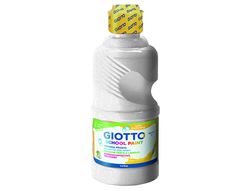 Tempera liquida giotto escolar lavable 1000 ml blanco