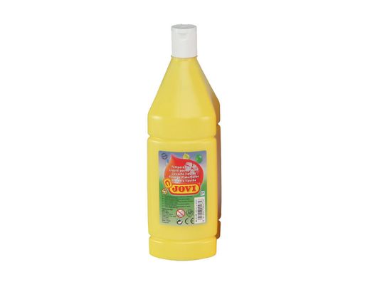 Tempera Liquida Jovi Escolar 1000 Ml Amarillo Claro