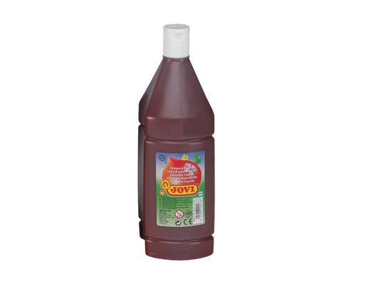 Tempera Liquida Jovi Escolar 1000 Ml Marron