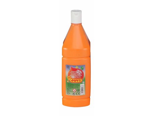 Tempera Liquida Jovi Escolar 1000 Ml Naranja