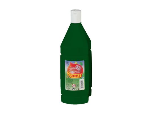 Tempera Liquida Jovi Escolar 1000 Ml Verde Oscuro