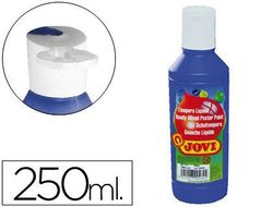 Tempera Liquida Jovi Escolar 250 Ml Azul Ultramar