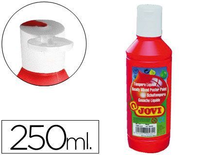 Tempera Liquida Jovi Escolar 250 Ml Bermellon
