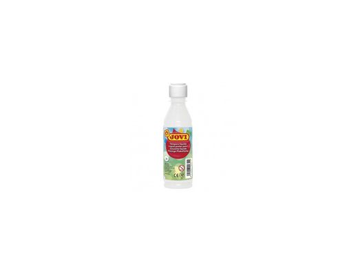 Tempera Liquida Jovi Escolar 250 Ml Blanco