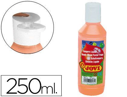 Tempera Liquida Jovi Escolar 250 Ml Color Carne