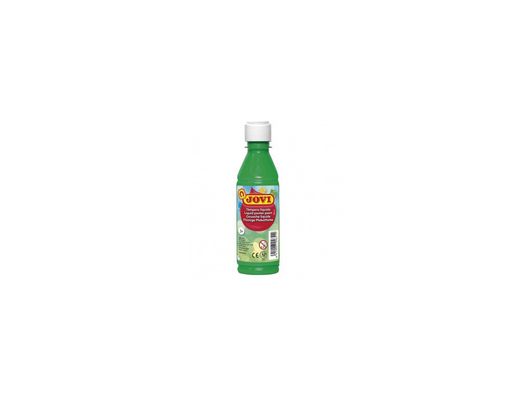 Tempera Liquida Jovi Escolar 250 Ml Verde Medio
