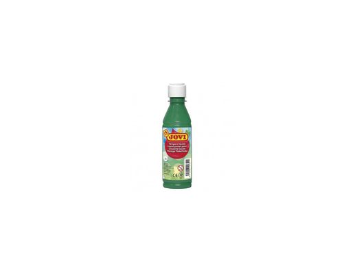 Tempera Liquida Jovi Escolar 250 Ml Verde Oscuro
