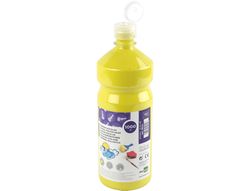 Tempera Liquida Liderpapel Escolar 1000 Ml Amarillo Limon