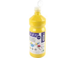 Tempera Liquida Liderpapel Escolar 1000 Ml Amarillo