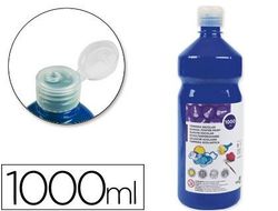 Tempera Liquida Liderpapel Escolar 1000 Ml Azul Marino