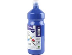 Tempera Liquida Liderpapel Escolar 1000 Ml Azul Marino