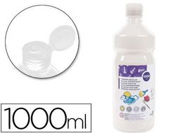 Tempera Liquida Liderpapel Escolar 1000 Ml Blanco