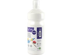 Tempera Liquida Liderpapel Escolar 1000 Ml Blanco