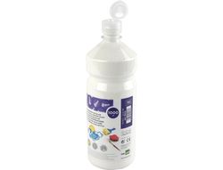 Tempera Liquida Liderpapel Escolar 1000 Ml Blanco