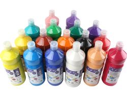 Tempera Liquida Liderpapel Escolar 1000 Ml Blanco