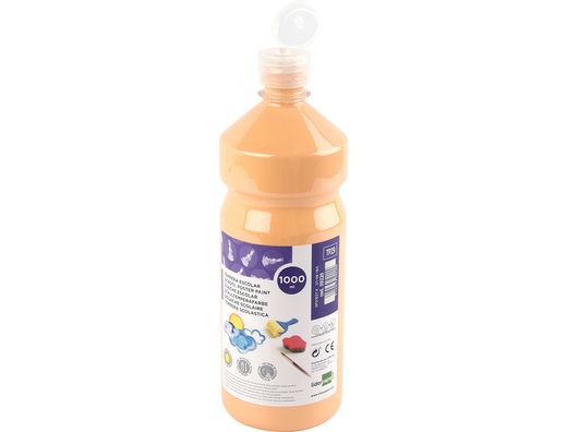 Tempera Liquida Liderpapel Escolar 1000 Ml Carne