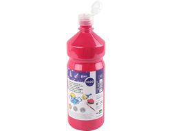 Tempera Liquida Liderpapel Escolar 1000 Ml Fucsia