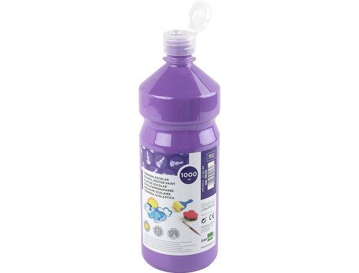 Tempera Liquida Liderpapel Escolar 1000 Ml Lila