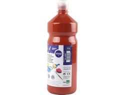Tempera Liquida Liderpapel Escolar 1000 Ml Marron