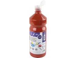 Tempera Liquida Liderpapel Escolar 1000 Ml Marron
