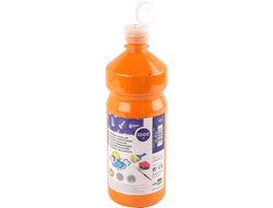 Tempera Liquida Liderpapel Escolar 1000 Ml Naranja