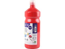 Tempera Liquida Liderpapel Escolar 1000 Ml Rojo