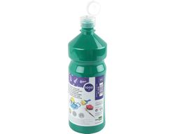 Tempera Liquida Liderpapel Escolar 1000 Ml Verde Oscuro