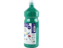 Tempera Liquida Liderpapel Escolar 1000 Ml Verde Oscuro