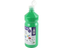 Tempera Liquida Liderpapel Escolar 1000 Ml Verde