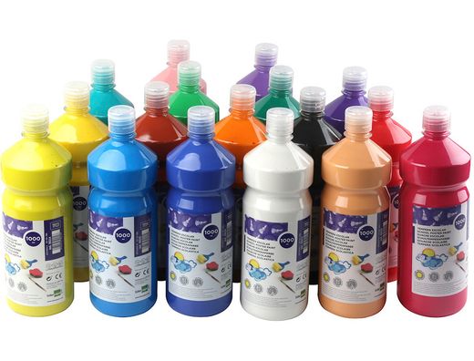 Tempera Liquida Liderpapel Escolar 1000 Ml Violeta